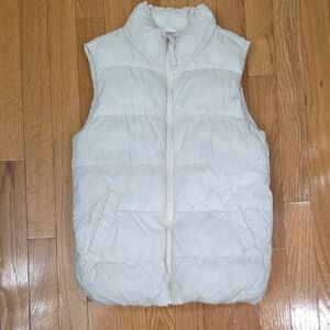 Old Navy Cream Puffer Vest